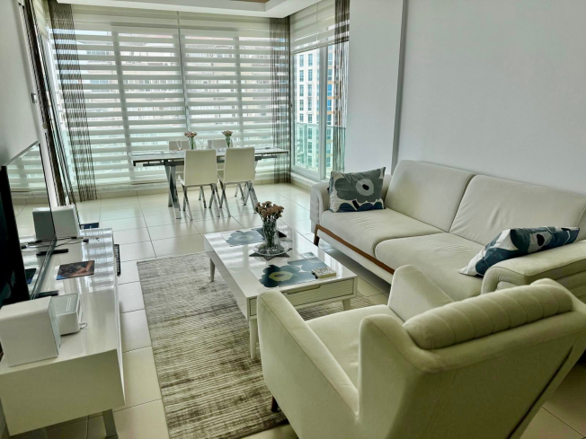 TOSMURDA DENİZ MANZARALI EŞYALI 1+1 AKTİVİTELİ DAİRE