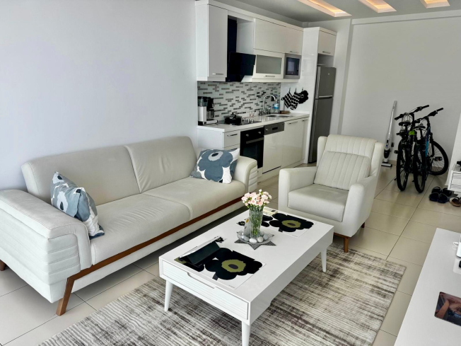TOSMURDA DENİZ MANZARALI EŞYALI 1+1 AKTİVİTELİ DAİRE