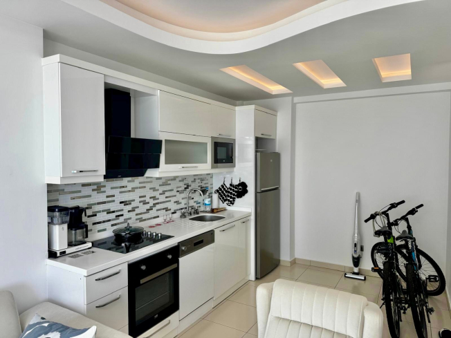 TOSMURDA DENİZ MANZARALI EŞYALI 1+1 AKTİVİTELİ DAİRE