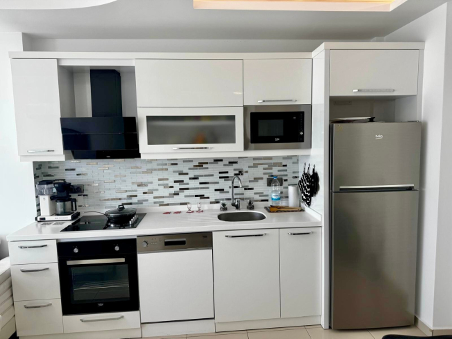 TOSMURDA DENİZ MANZARALI EŞYALI 1+1 AKTİVİTELİ DAİRE
