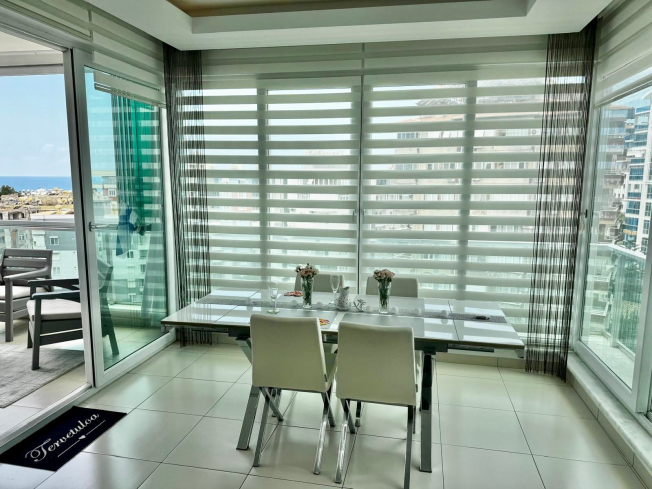 TOSMURDA DENİZ MANZARALI EŞYALI 1+1 AKTİVİTELİ DAİRE