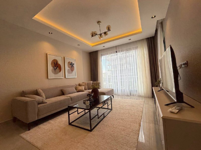 1+1 full eşyalı geniş daire