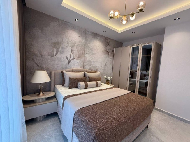 1+1 full eşyalı geniş daire