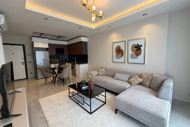 1+1 full eşyalı geniş daire