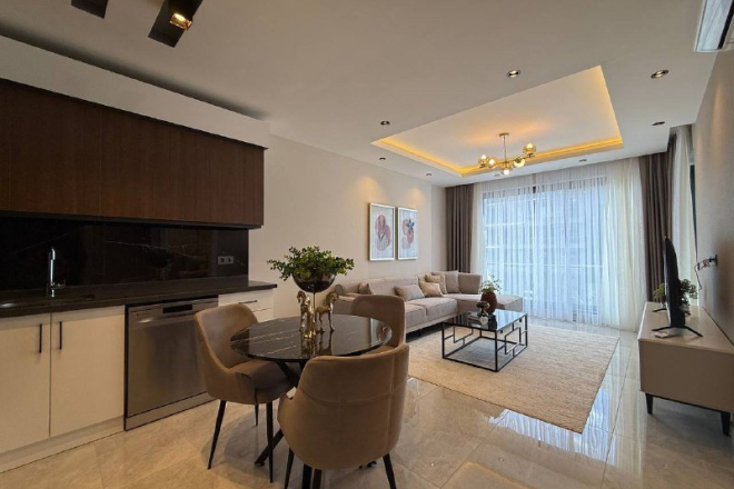 1+1 full eşyalı geniş daire