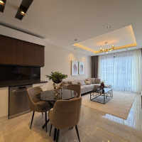 1+1 full eşyalı geniş daire