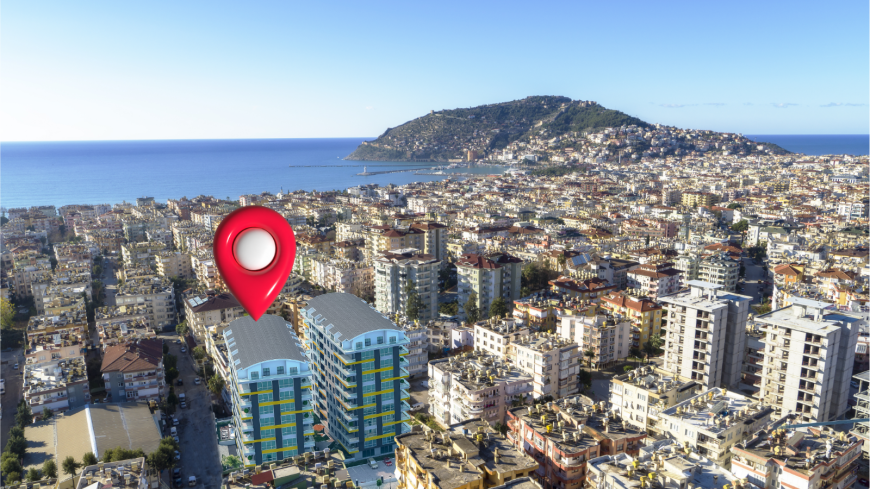 ALANYA MERKEZDE 2+1 EŞYALI GENİŞ SATILIK DAİRE