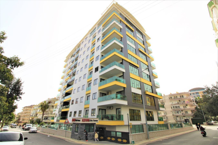 ALANYA MERKEZDE 2+1 EŞYALI GENİŞ SATILIK DAİRE