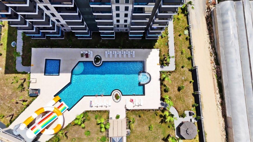 Квартира 1 спальня на продажу — Авсаллар — 50 м², с видом на море