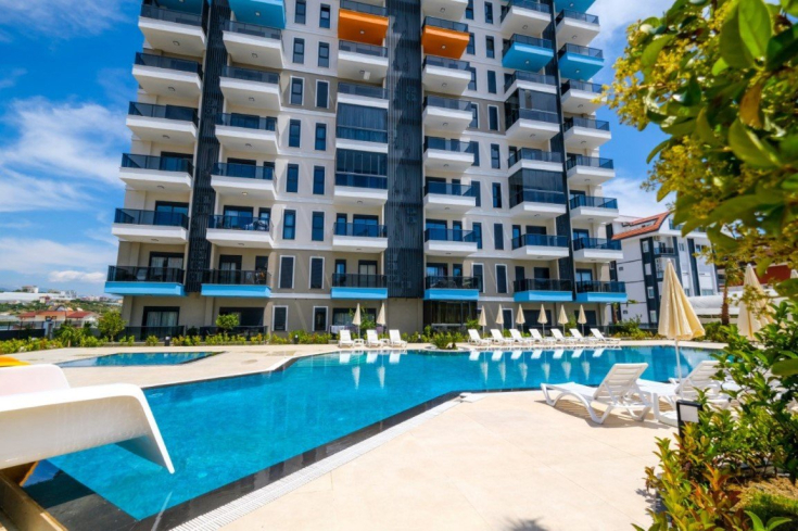 Квартира 1 спальня на продажу — Авсаллар — 50 м², с видом на море