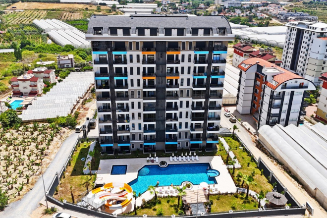 Квартира 1 спальня на продажу — Авсаллар — 50 м², с видом на море
