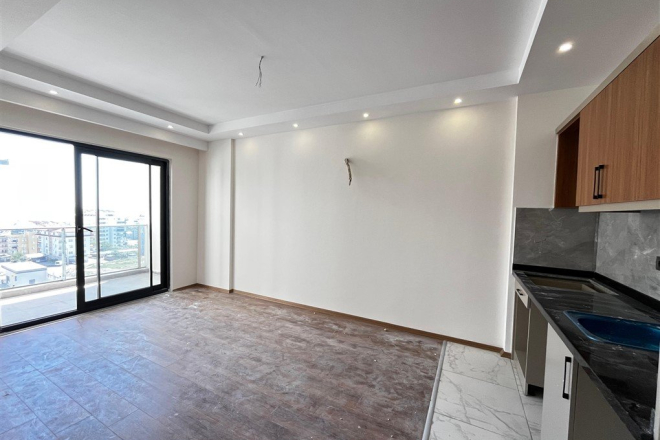 Купить новую квартиру 1+1 с видом на море в Авсалларе — 50 м²