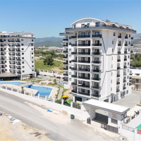 Купить новую квартиру 1+1 с видом на море в Авсалларе — 50 м²