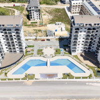 Купить новую квартиру 1+1 с видом на море в Авсалларе — 50 м²