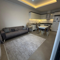 Купить меблированную квартиру 1+1 с видом на море в Каргыджаке — 55 м², 300 м до пляжа