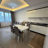 Купить меблированную квартиру 1+1 с видом на море в Каргыджаке — 55 м², 300 м до пляжа