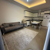 Купить меблированную квартиру 1+1 с видом на море в Каргыджаке — 55 м², 300 м до пляжа