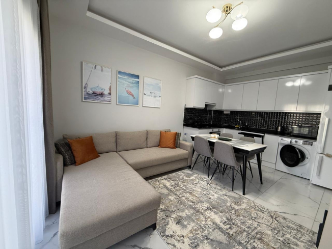 Квартира 1 спальня на продажу — Махмутлар — 50 м², с мебелью