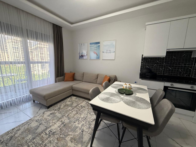 Квартира 1 спальня на продажу — Махмутлар — 50 м², с мебелью