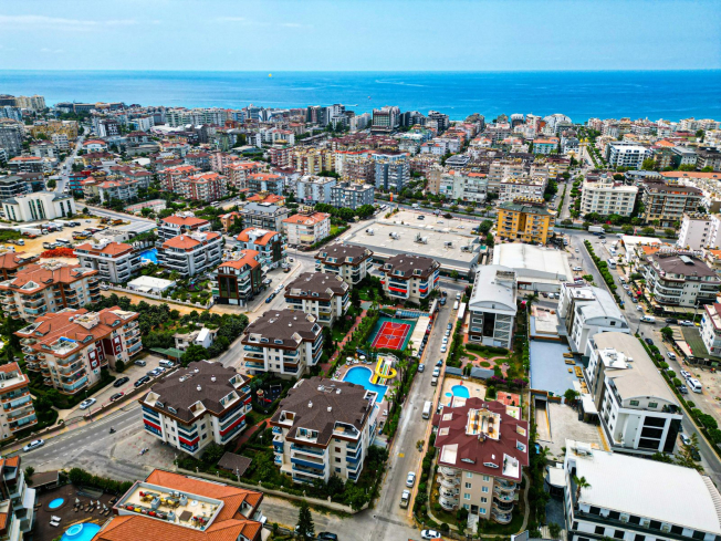 Купить квартиру с двумя спальнями в Оба, Алания — 135 м² и два бассейна