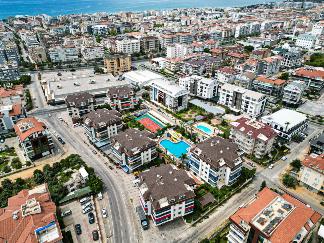 Купить квартиру с двумя спальнями в Оба, Алания — 135 м² и два бассейна