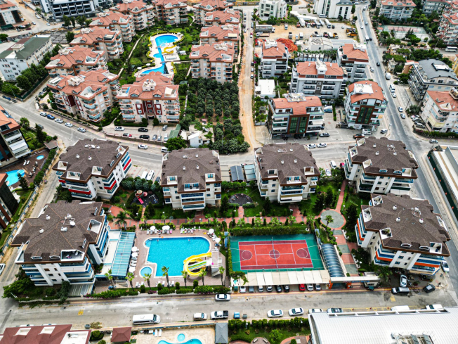 Купить квартиру с двумя спальнями в Оба, Алания — 135 м² и два бассейна