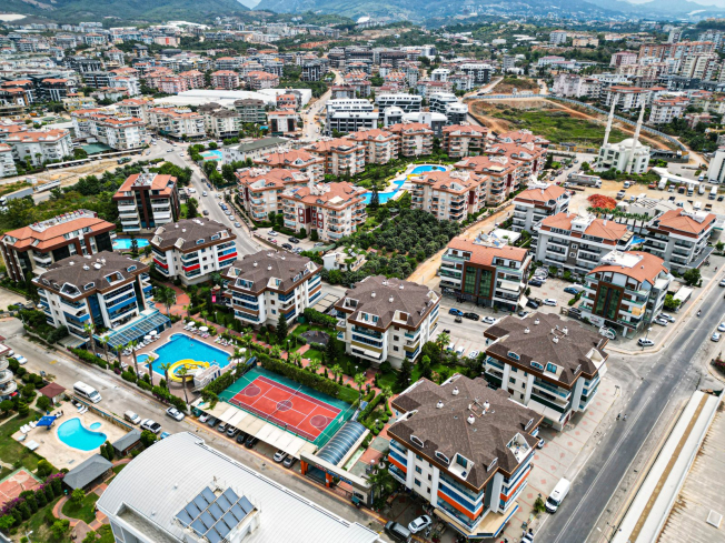 Купить квартиру с двумя спальнями в Оба, Алания — 135 м² и два бассейна