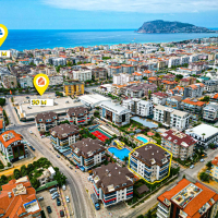Купить квартиру с двумя спальнями в Оба, Алания — 135 м² и два бассейна