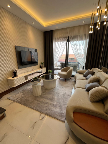 Купить меблированный пентхаус в Оба, Алания — 115 м² с видом на море