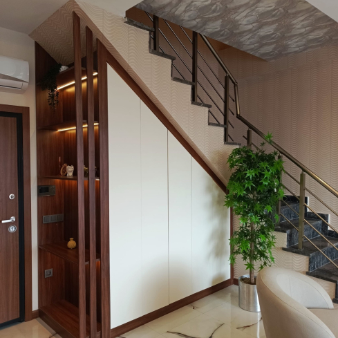 Купить меблированный пентхаус в Оба, Алания — 115 м² с видом на море