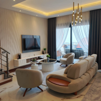 Купить меблированный пентхаус в Оба, Алания — 115 м² с видом на море