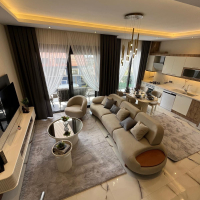 Купить меблированный пентхаус в Оба, Алания — 115 м² с видом на море