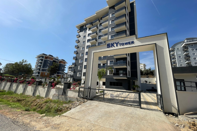 Купить квартиру 1+1 в Авсалларе: 50 м² в доме с бассейнами