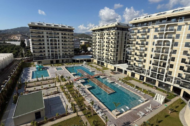 Купить новую квартиру 2+1 с панорамным видом в Демирташе — 80 м²